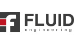 fluid engineering logo Black